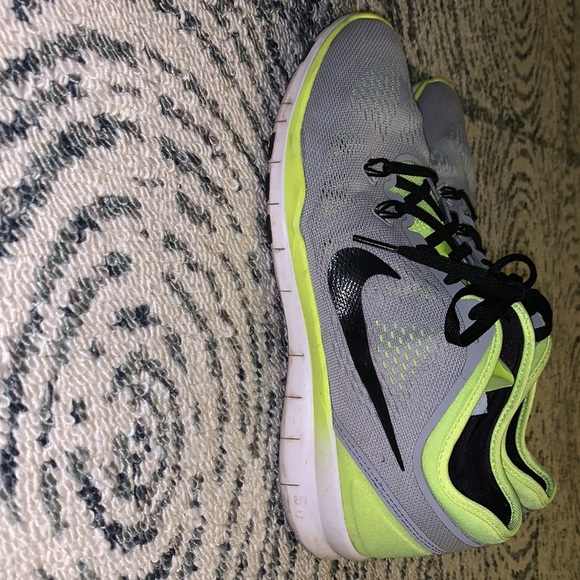 Grey and neon green Nikes (3 for $60). - Picture 2 of 4